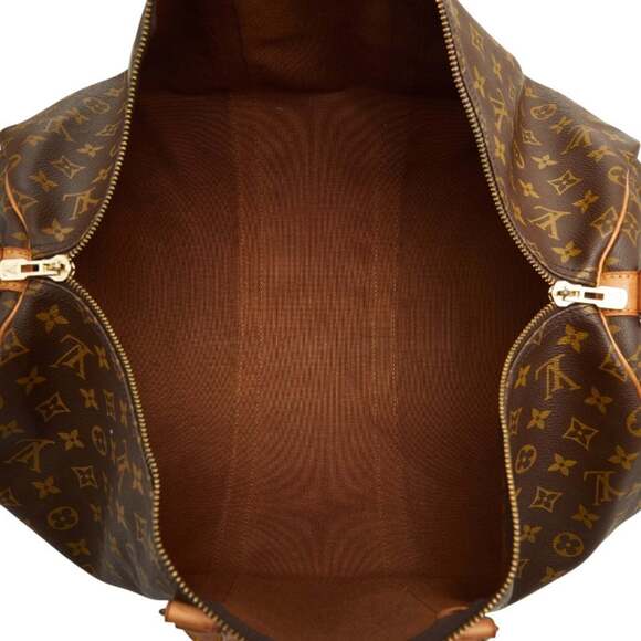 LOUIS VUITTON Brown Monogram Leather Shoulder Bag - Picture 10 of 14